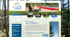 Desktop Screenshot of parcsregionaux.org